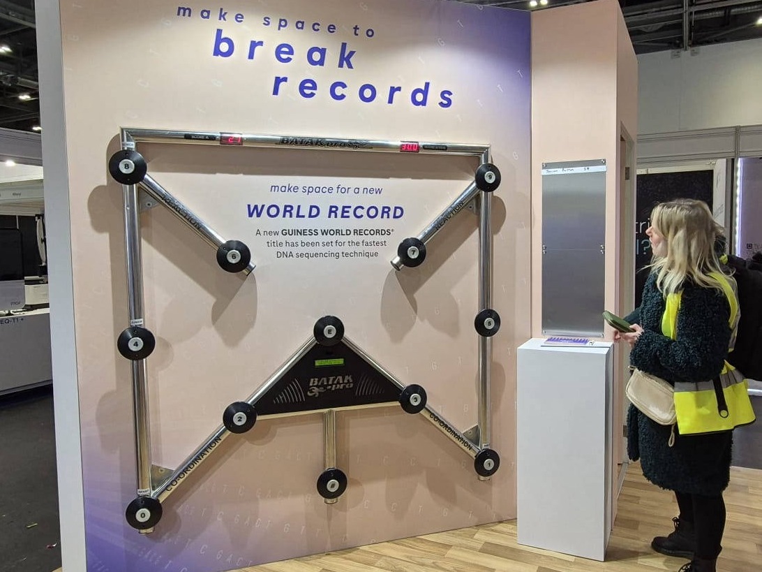 Batak Pro mounted onto the wall for an expedition show. 