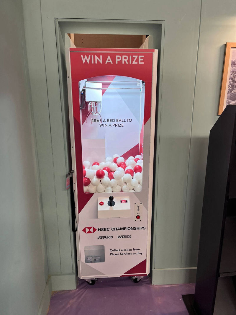 Boxed in Claw Machine.