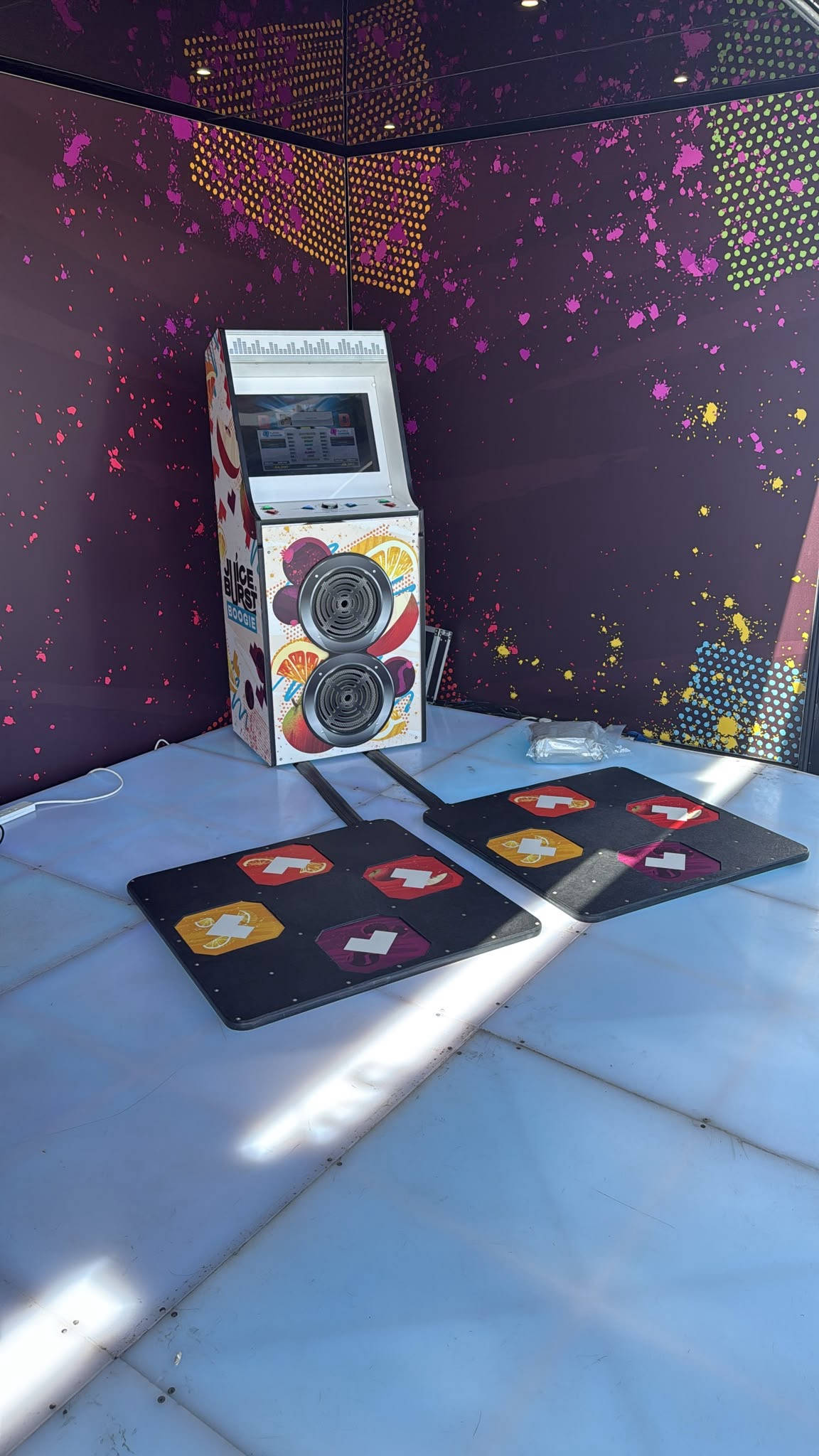 Fully Branded Juice Dance Machine.