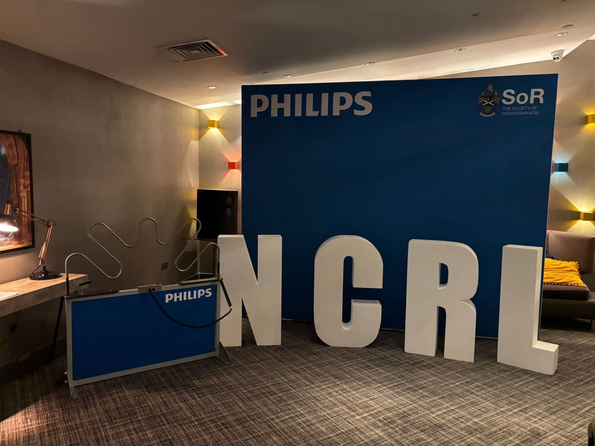 Philips Branding on the Mega Buzz Wire 