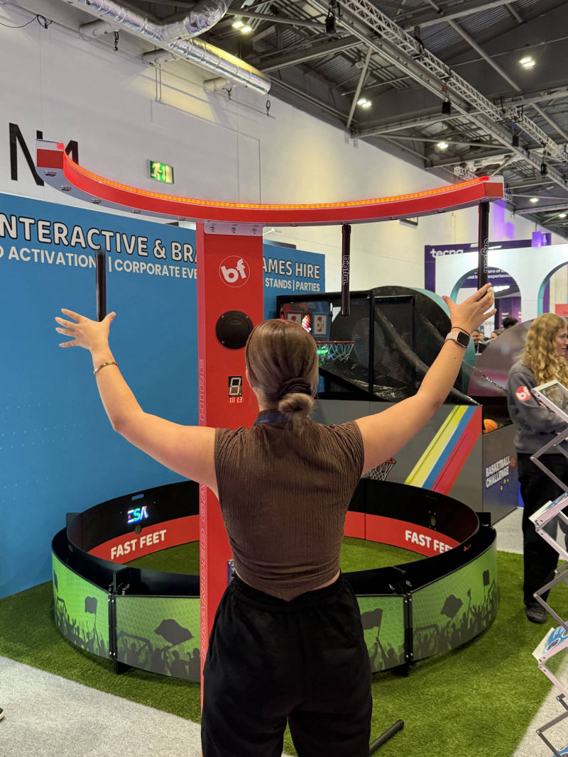 Player using the Reaction Ring. 
