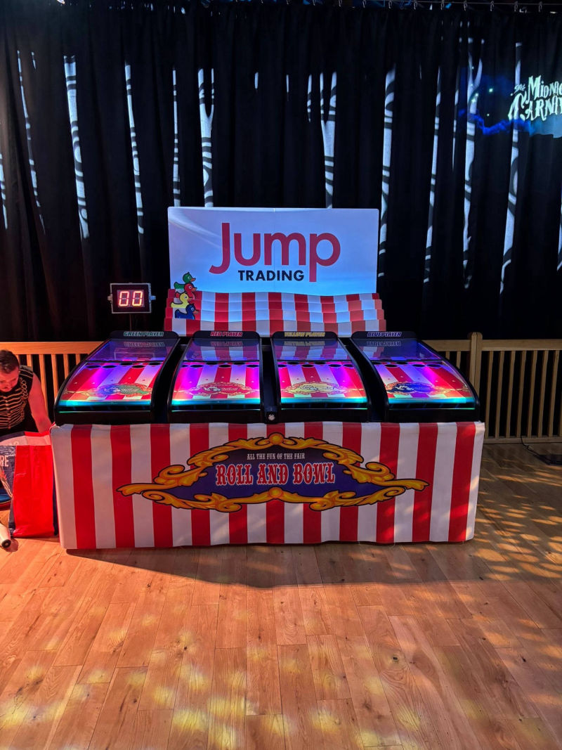 Customised backboard for Jump Trading.