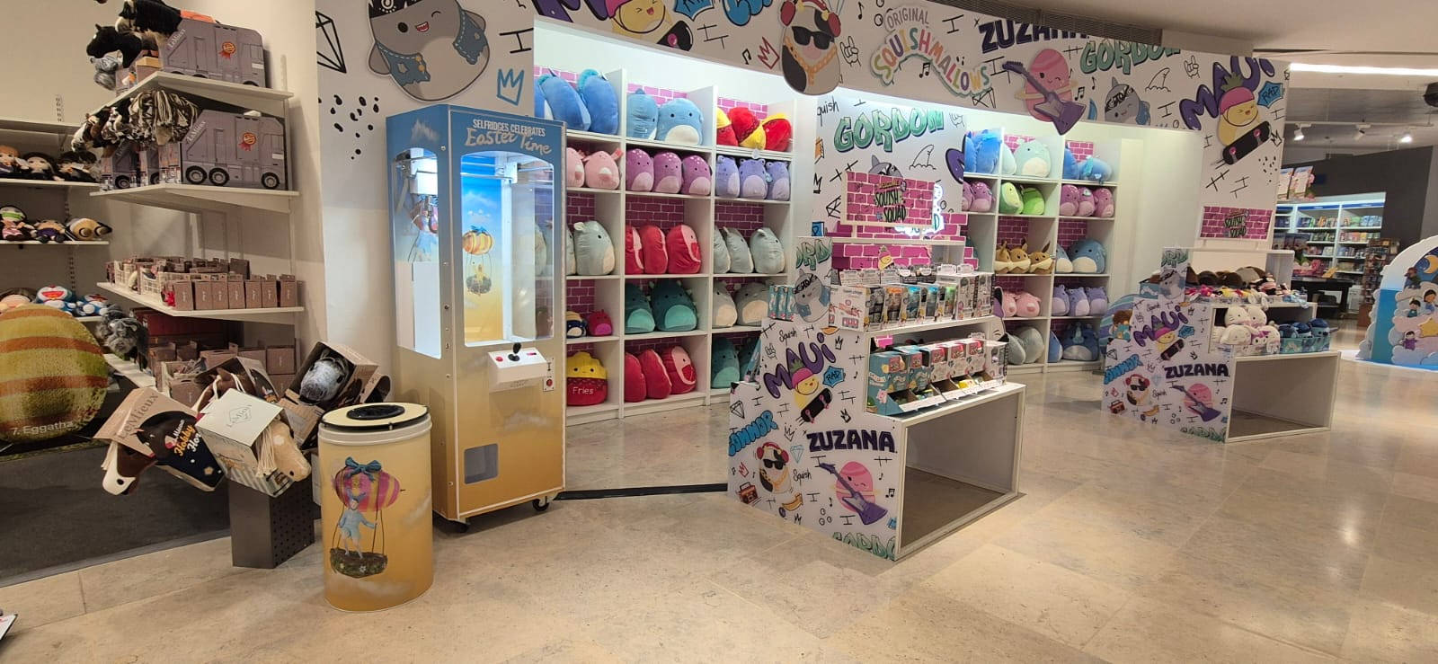 Fully branded Prize Crane for a shop
