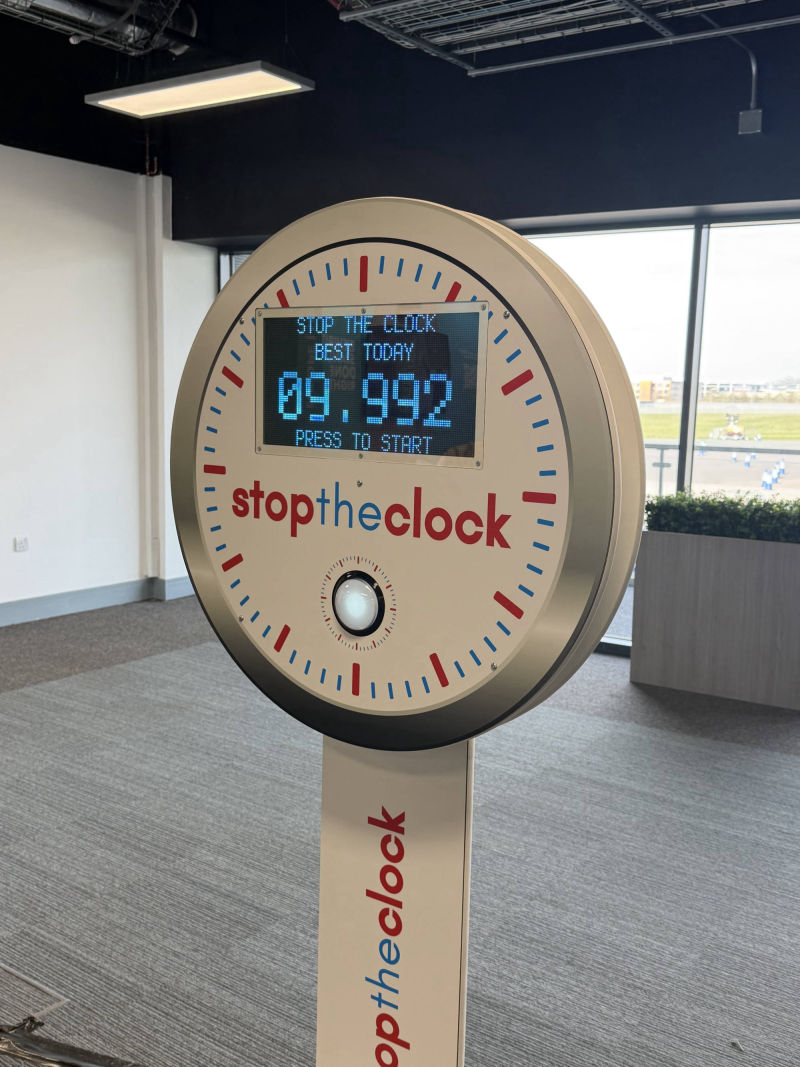 Example of the Clock Stopping just before a perfect 10.000